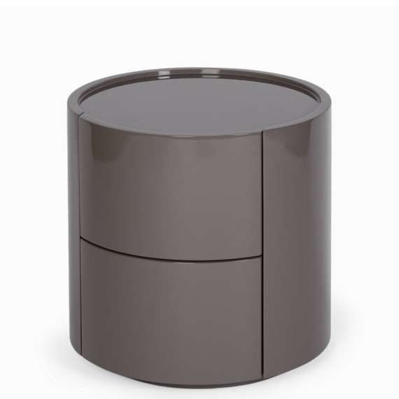 Прикроватная тумба Cecily 44х44 см, серая