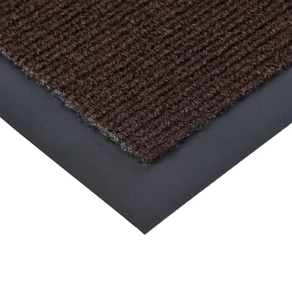 Коврик влаговпитывающий ребристый 60*90см“TRIP”коричневый VORTEX