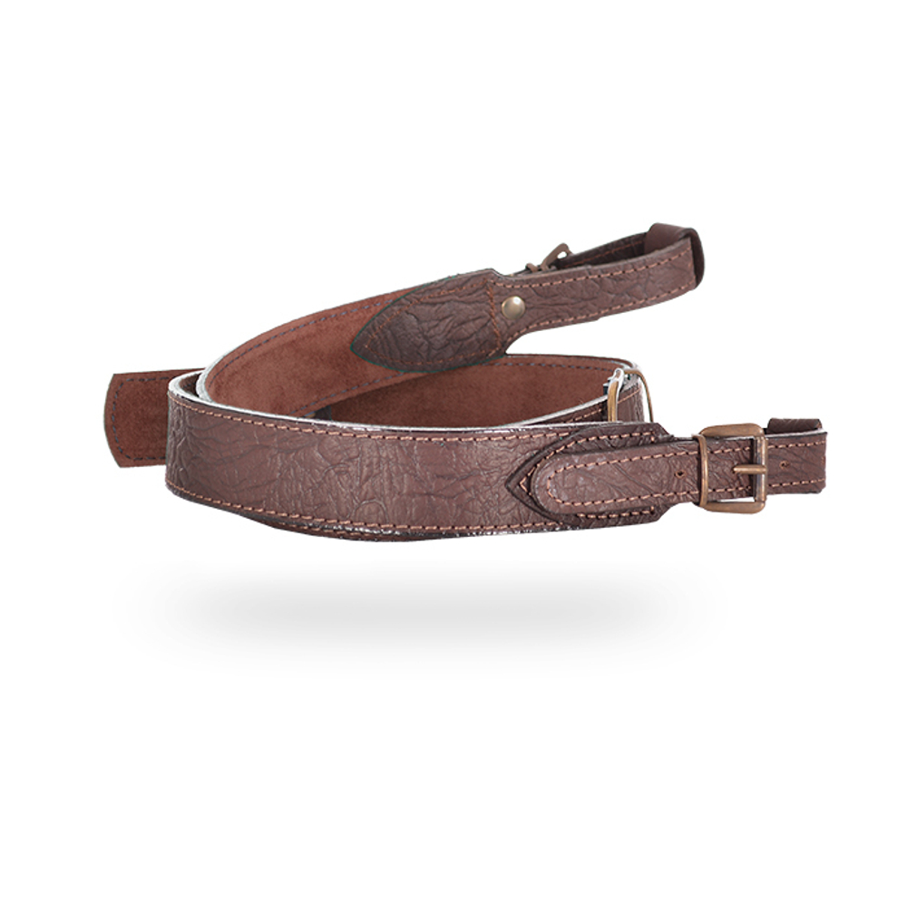 Ремень ружейный ХСН регулируемый (Кожа/велюр)