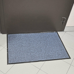 Коврик 60*90см влаговпитывающий ребристый FLOOR MAT "Стандарт", серый