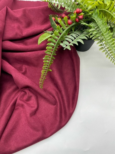 Замша на скубе марсала