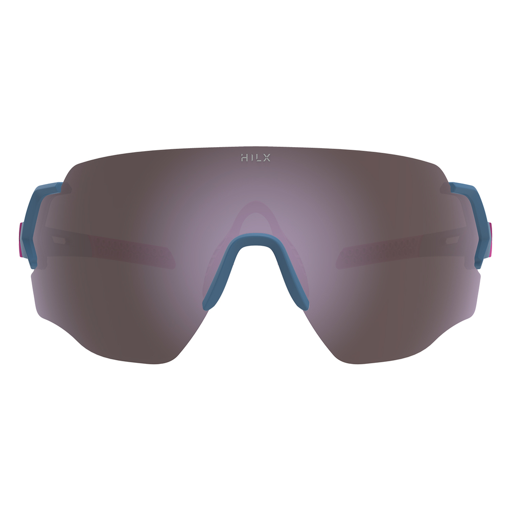 Спортивные очки с диоптриями HILX Savage (L) / Matt Green. Pink / Light Purple Lens