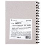 Скетчбук, слоновая кость 150г/м2, 148х210мм, 30л, гребень, BRAUBERG ART CLASSIC, 128948