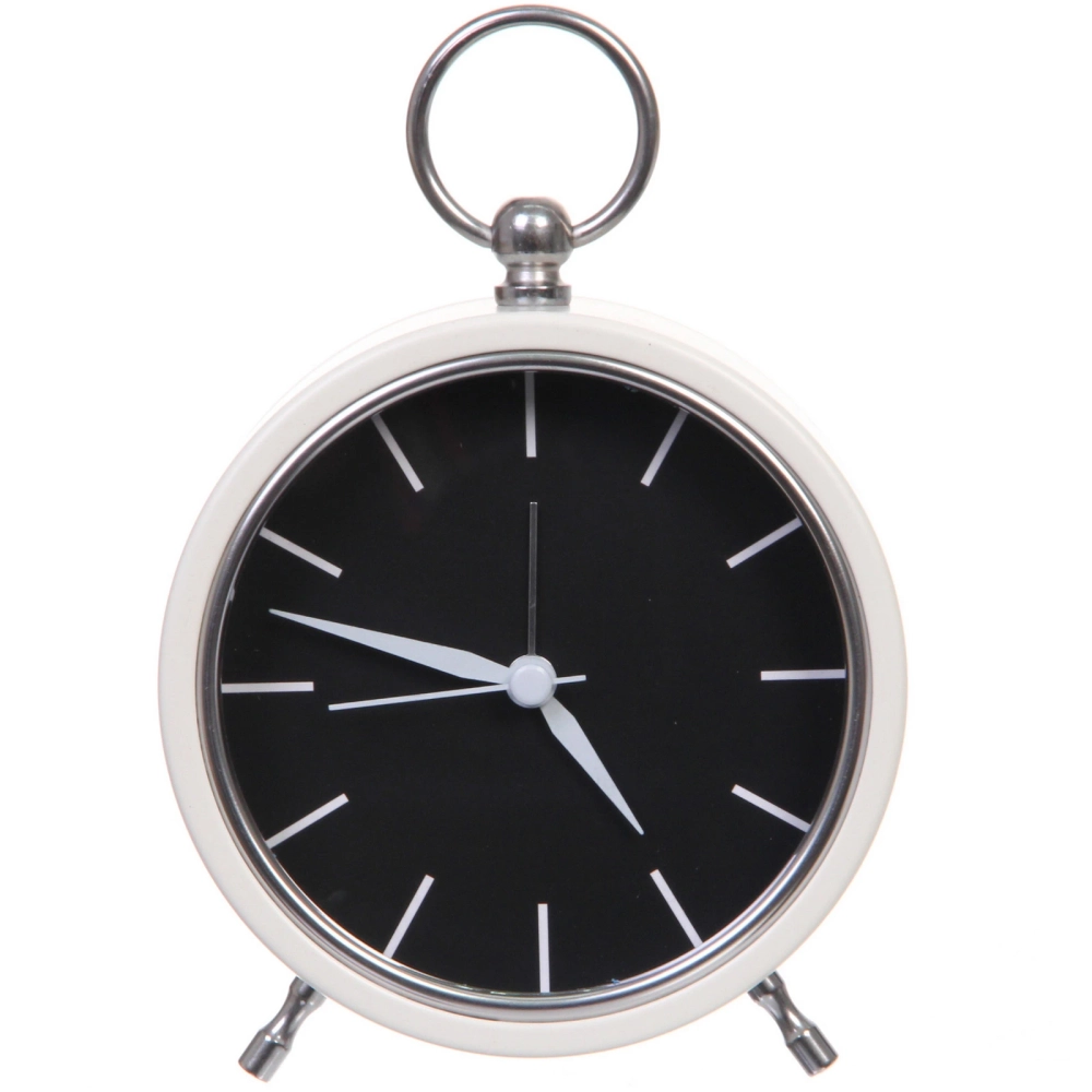 Будильник «LION» 11*5см белый