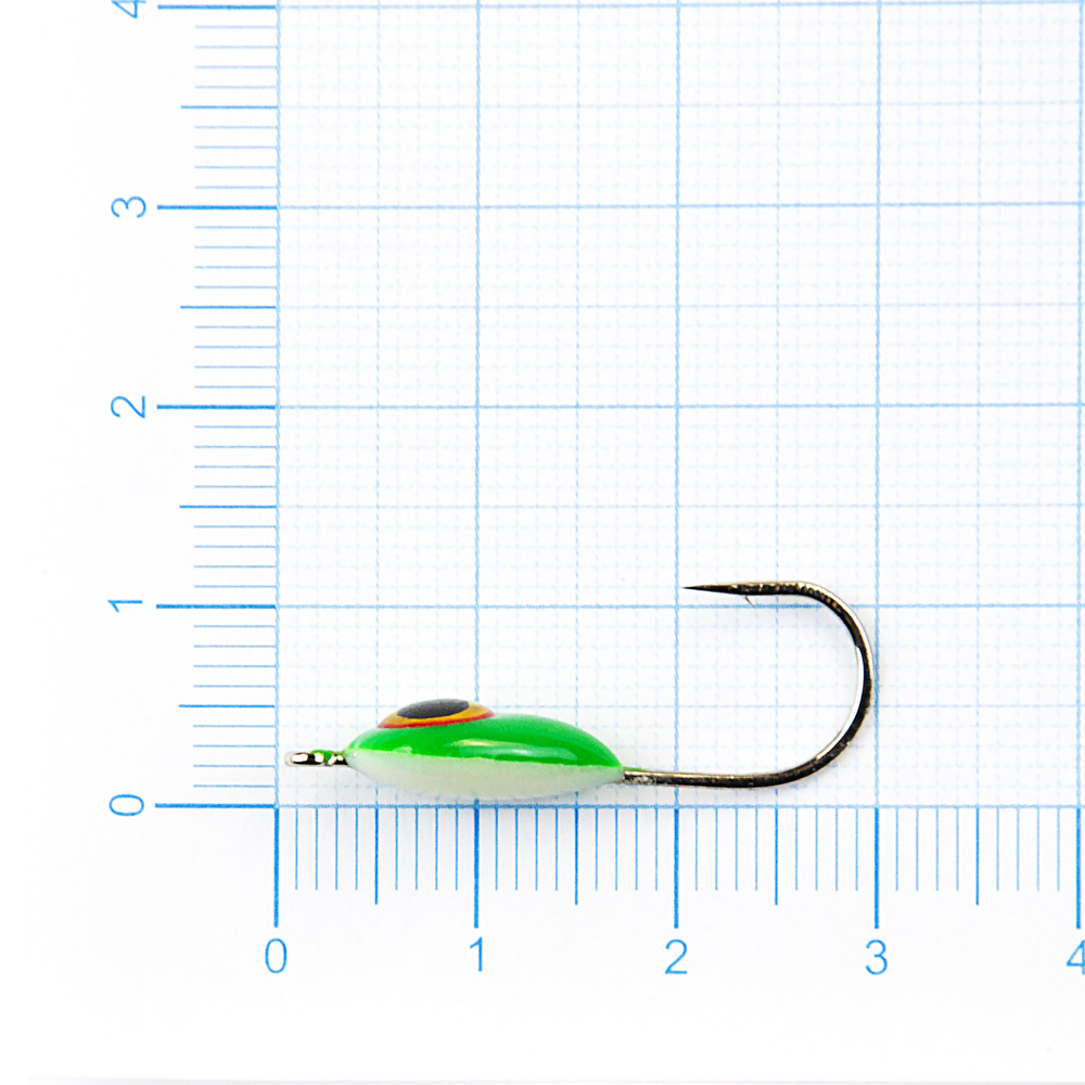Мормышка фосфорная с флексом 24-Ф, №4, ABC (набор 40шт)