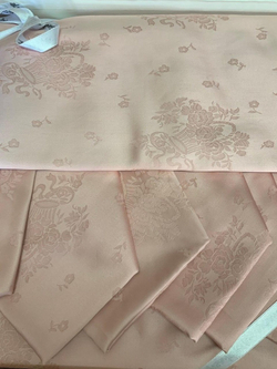 Скатерть 170х220 и 8 салфеток Gamba 9209 Rosa античная роза