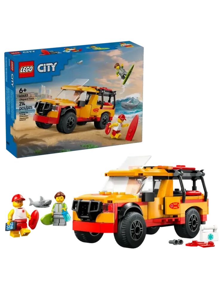 Конструктор LEGO Сity 60453 Cпасательный автомобиль на пляже