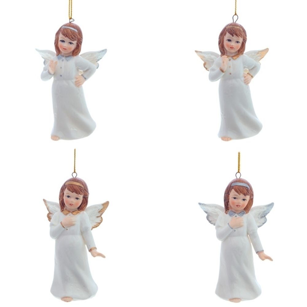 GAEM Украшение новогоднее "Ангел", L5 W5,5 H9,5 см, 4в.