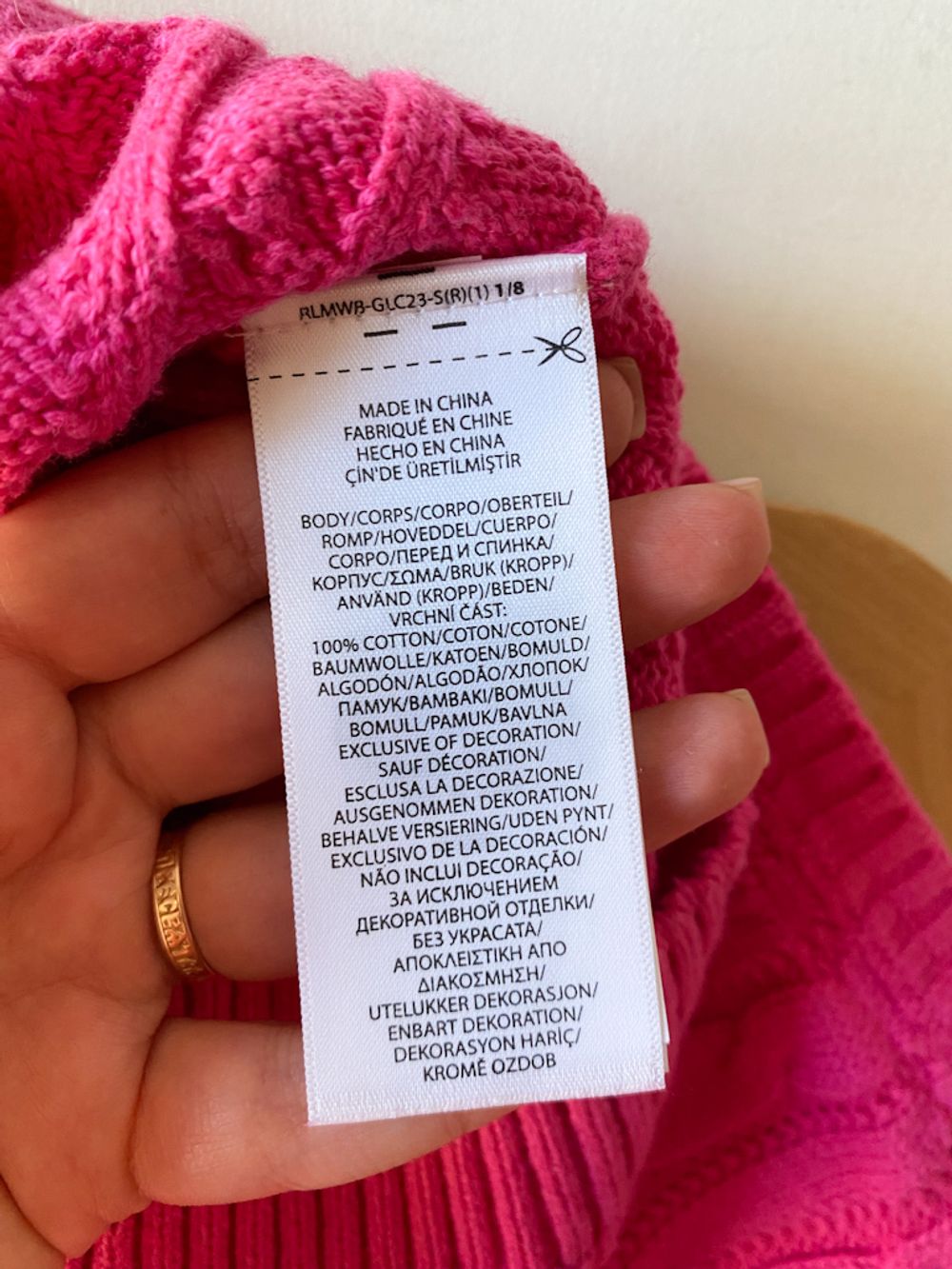 Хлопковый свитер Ralph Lauren, 92