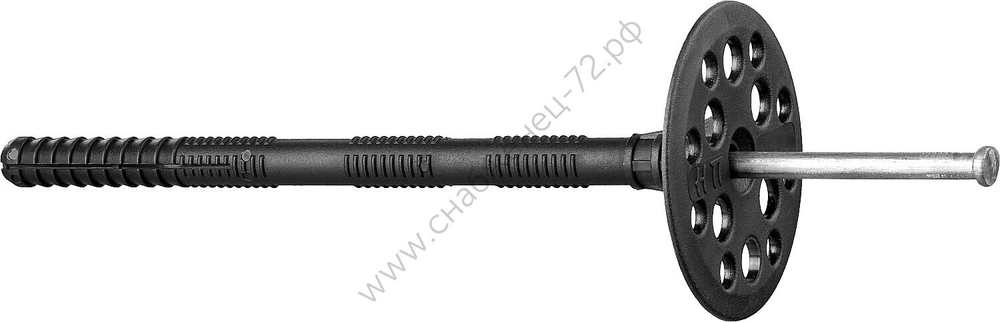 ЗУБР 10 x 160 мм, дюбель для изоляционных материалов, металлический стержень, 100 шт (4-301525-10-160_z01)