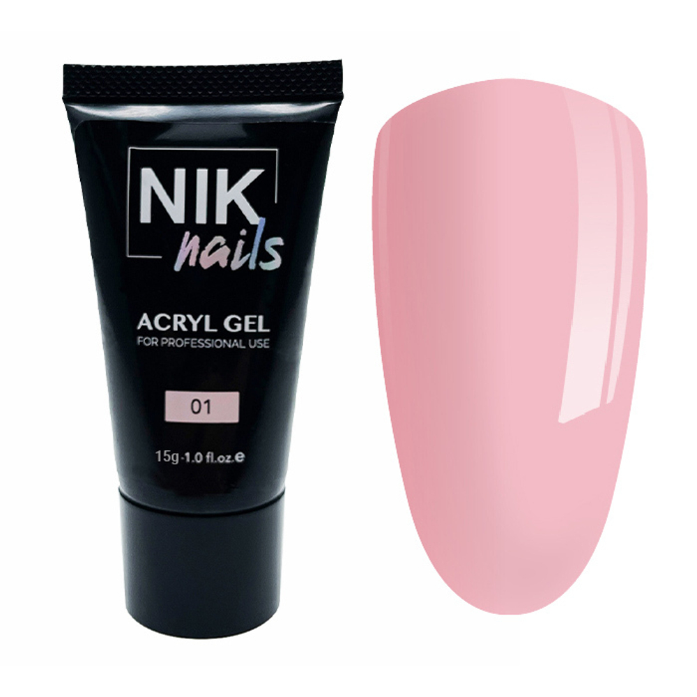 NIK nails ACRYL GEL #01 15g