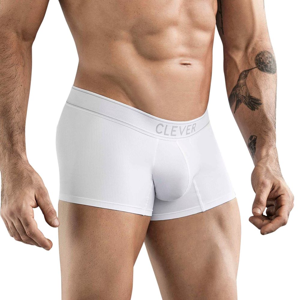 Мужские трусы хипсы белые Clever BERNA TRUNKS 178401