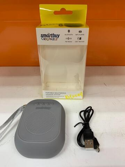 Колонка портативная SmartBuy, SBS-180, BLOOM, Bluetooth, цвет: серый