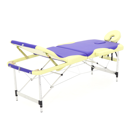 Массажный стол складной алюминиевый Med-Mos JFAL01A 3-х секционный (РУ)