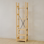 Стеллаж, 48х30х179, Ивари, деревянный, для игрушек и книг, напольный, Dipriz