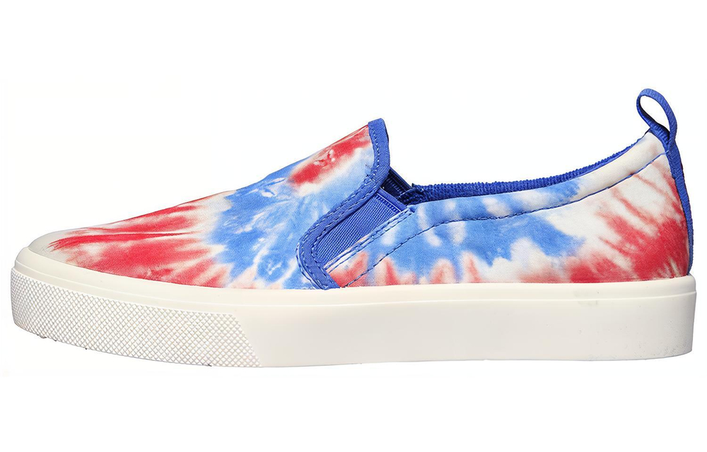 Skechers Canvas Stylish Skateboarding Shoes Women"s Blue Red White