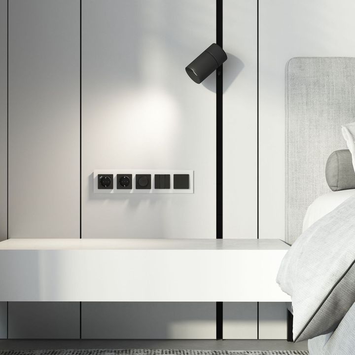 Рамка Werkel Senso на 5 постов белый стекло soft-touch W0053101 4690389214271