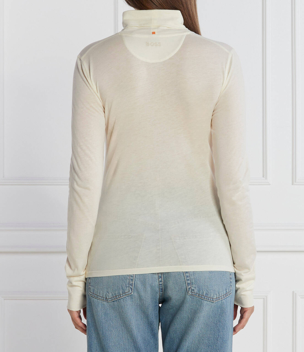 Гольф Эмери BOSS ORANGE - экрю(50502856)