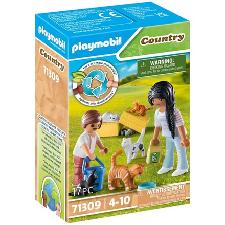 Playmobil - Семья деревенских кошек 71309 / артикул   71309  / GTIN 4008789713094
