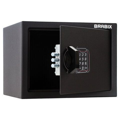 Сейф мебельный BRABIX SF-230EL (в230*ш310*г250мм), электронный замок