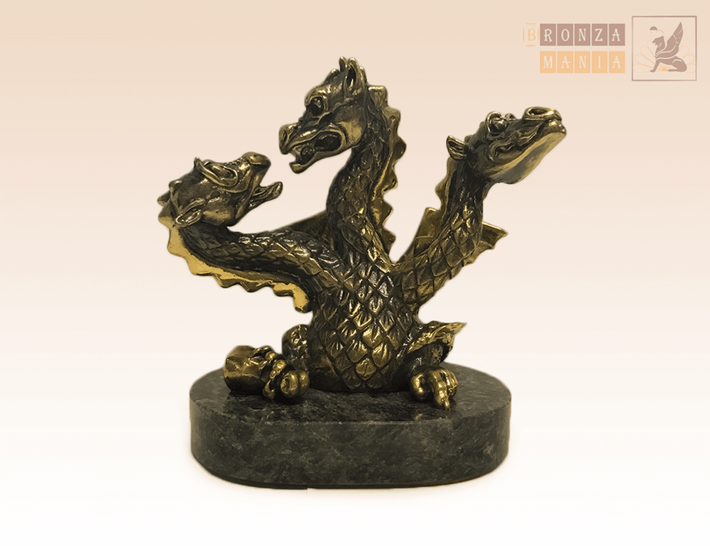 статуэтка Змей Горыныч на подставке