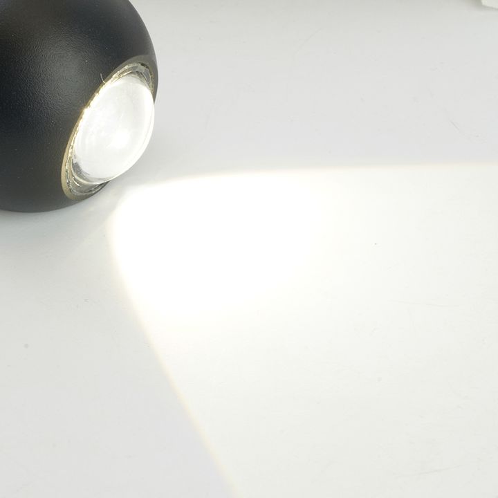 Светодиодный светильник стационарный Feron AL51 2*1W 4000K черный 51130