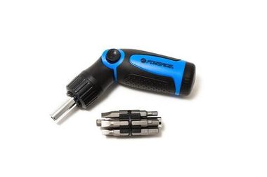 Отвертка поворотная реверсивная с набором бит,14пр.CrV6150(PH:1,2,3,SL:5,6,7мм,T:10,15,20,Н:4,5,6мм+адаптер 1/4Hex(М)х1/4Hex(F),L:150мм)в блистере Forsage F-8148R14