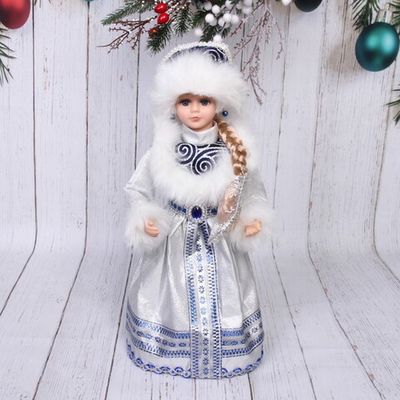 Снегурочка музыкальная 40 см (21B05-16)