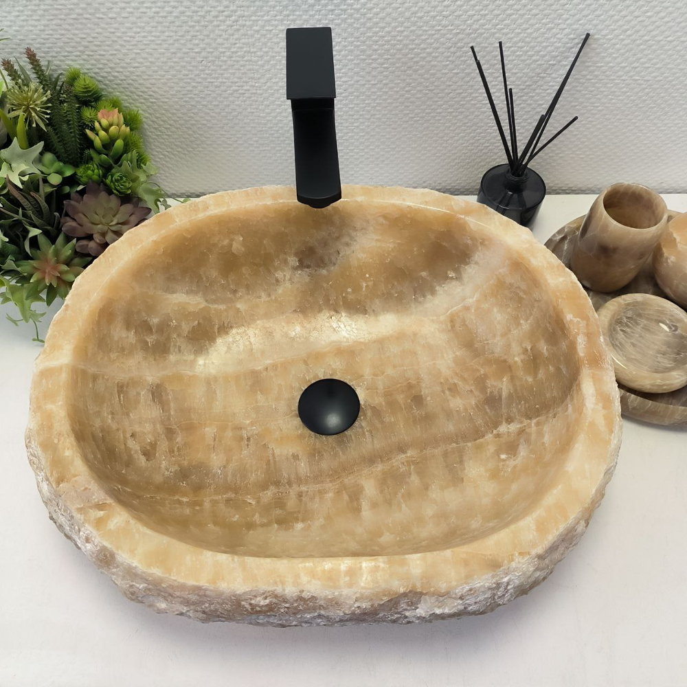Раковина из оникса Erozy Yellow EO-62647 54*44*15 0100