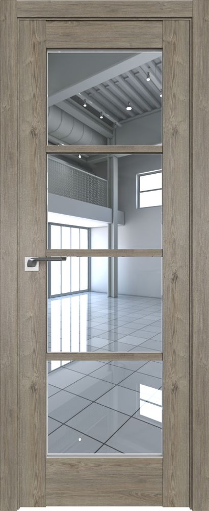 Дверь ProfilDoors (Профиль Дорс) Модель 119XN / Цвет Каштан темный / Стекло Прозрачное