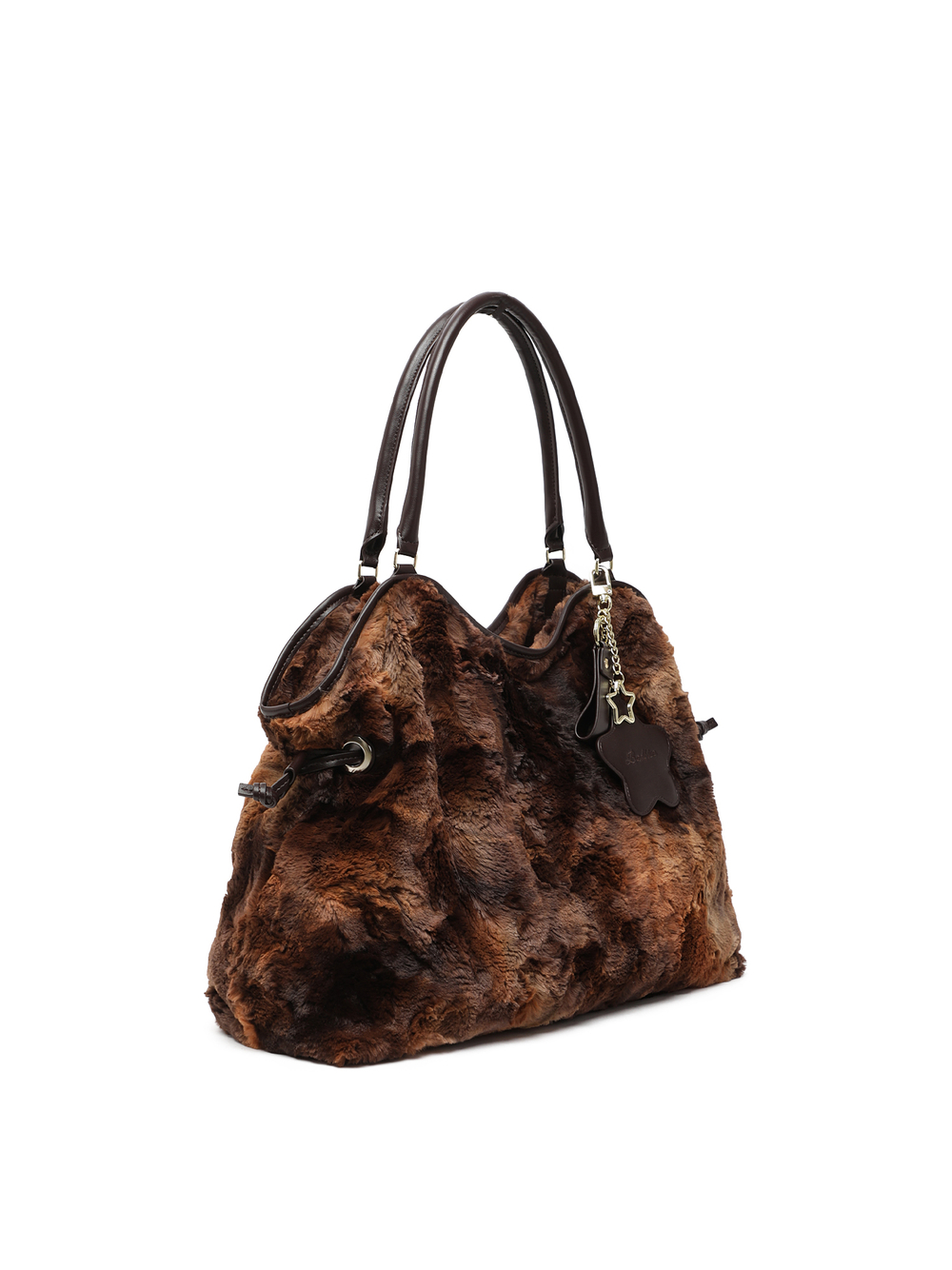 Сумка Eco Fur Dimsum Brown