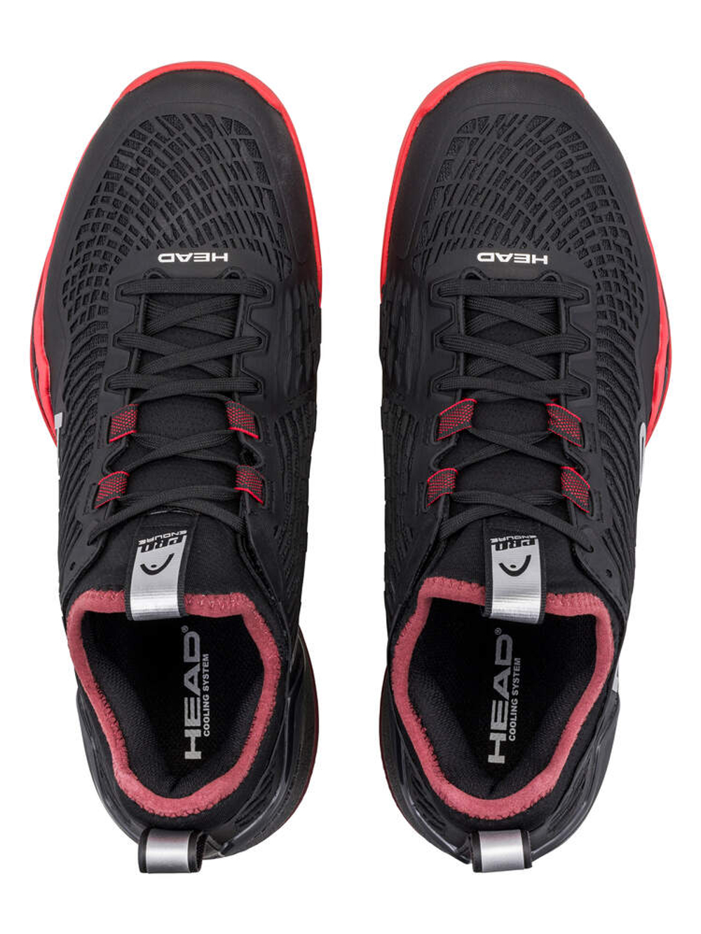 Мужские теннисные кроссовки Head Endure Pro Clay - black/red
