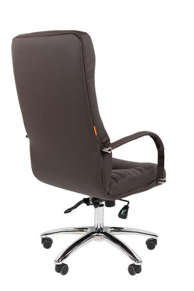 Офисное кресло Chairman 480 Россия экопремиум коричневый N