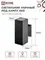 Светильник уличный настенный двусторонний НБУ CUBE-2хA60-BL алюминиевый черный IP54 IN HOME