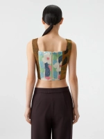 Бюстье пэчворк с пайетками OLA OLA