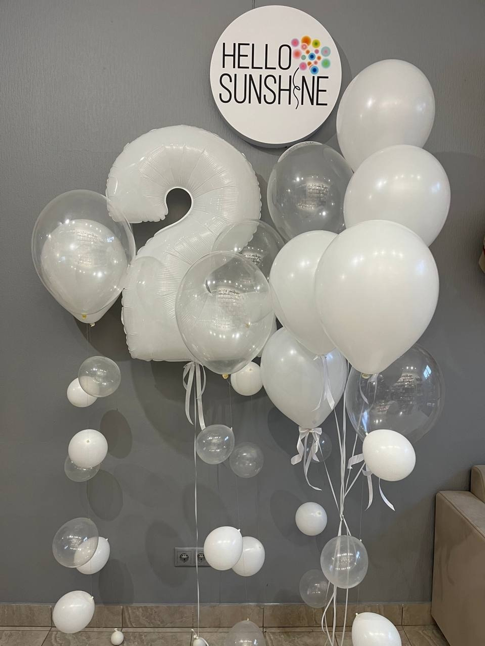 Набор шаров Белоснежные пузырьки