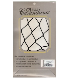Колготки в сетку крупную Casandana