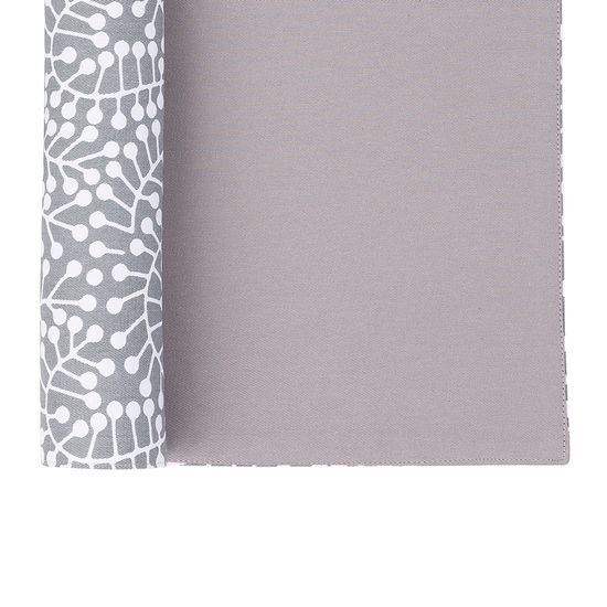 Салфетка двухсторонняя под приборы серая с принтом Спелая Смородина из коллекции scandinavian touch, 35х45 см