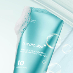 Medicube Azelaic Acid Niacinamide Deep Clean Foam Cleanser очищающая пенка с азелаиновой кислотой