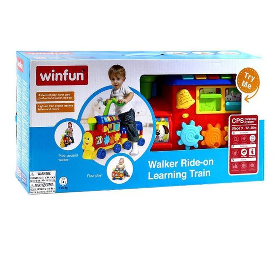 Walker Ride-On Learning Train
