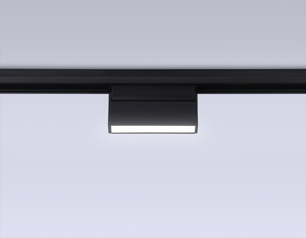 Светильник светодиодный трековый для шинопровода Magnetic GL4059 BK черный IP20 6W 4200K 48V 115*22*105