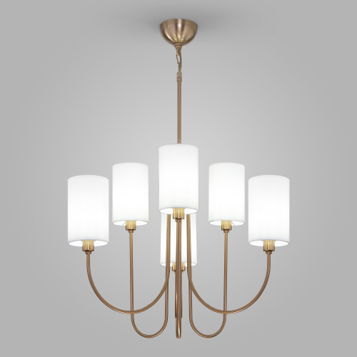 Подвесная люстра Eurosvet Abbey 60164/6 латунь