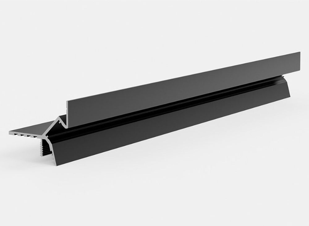 Потолочный профиль Pro Design Gipps 594 черный, 2700x36,4x41,6 мм