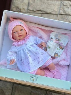 Кукла Реборн Nines 40см мягконабивная (N0232)