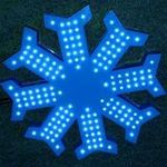 Макушка - звезда на елку «Снежинка» Стандарт