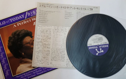 Винтажная виниловая пластинка LP Ella Fitzgerald And Count Basie A Perfect Match (Japan 1980)