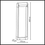 Ландшафтный светодиодный светильник Odeon Light TWINSET 7117/12GL
