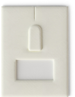 Вкладыш 08/наклонный/для кольца/язычок/окошко для бирки/прорезь для нитки