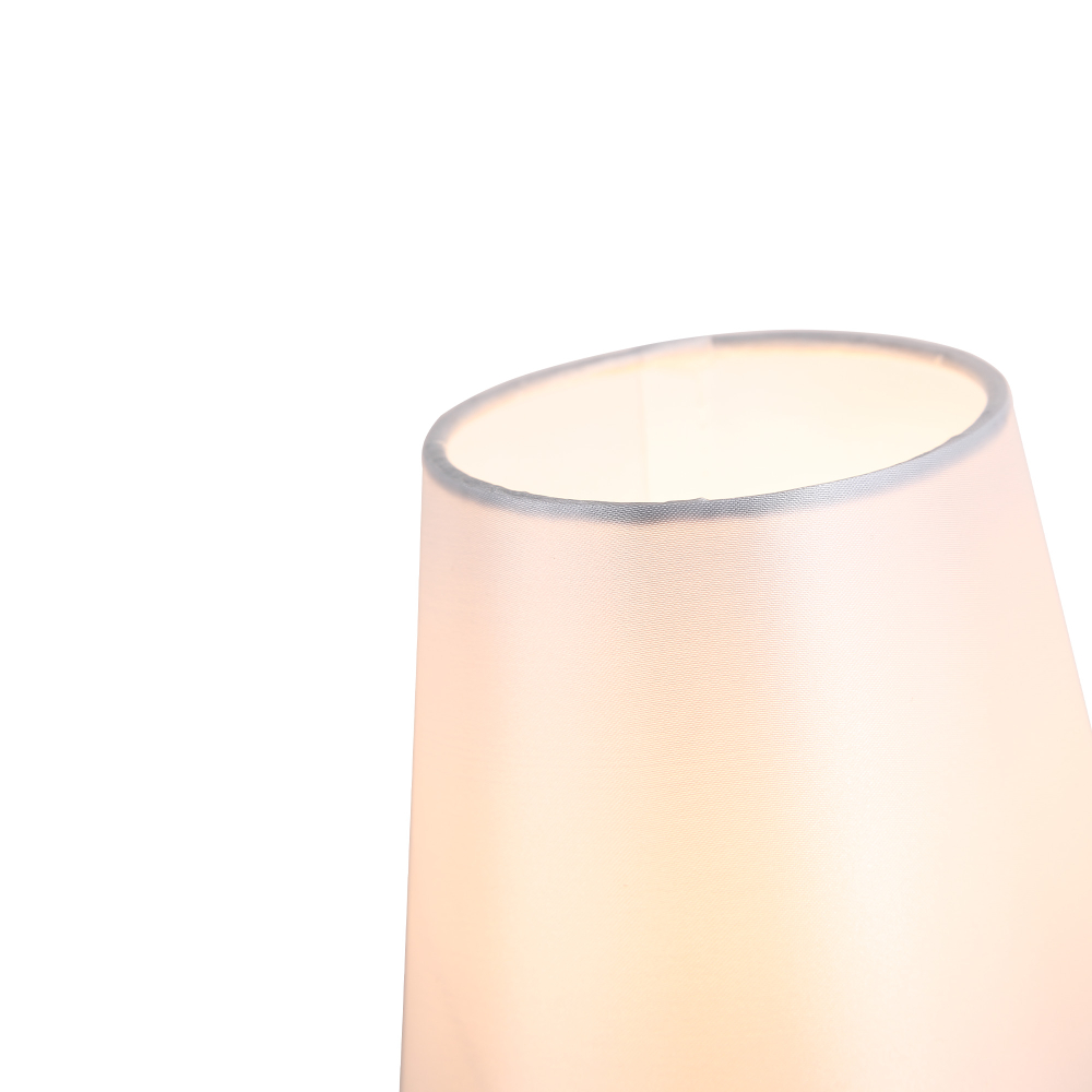 SL1406.301.01 Cветильник настенный ST-Luce Никель/Белый E14 1*40W (из 2-х коробок) РЕГАЛИЯ