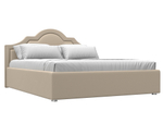 Кровать интерьерная Афина 160, Бежевый, Экокожа, 28511